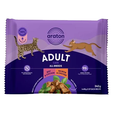 ARATON cat adult KAPSIČKA wet set 4 x 85 g