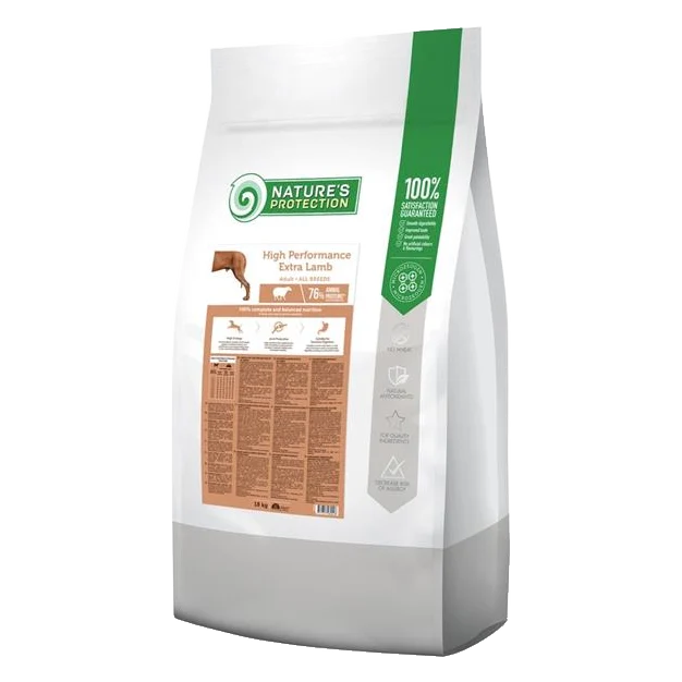 Natures P PRO High Performance Extra dog adult lamb 18kg