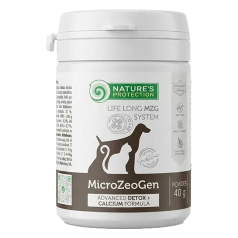 Natures P MicroZeoGen dog & cat calcium 40 g