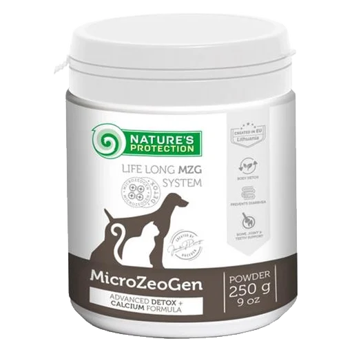 Natures P MicroZeoGen dog & cat calcium 250 g