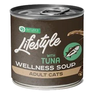 Natures P POLIEVKA cat adult Lifestyle Digestion with tuna soup 6 x 140 ml