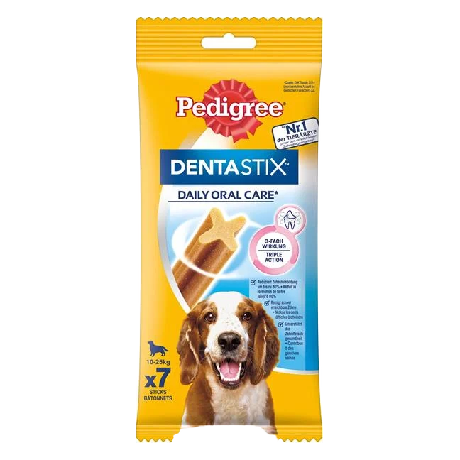 Pamlsok Mars PEDIGREE Denta Stix Medium 7 ks 180 g