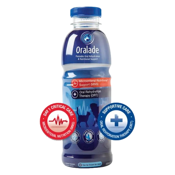 Oralade GI rehydratačný roztok pre psy a mačky 500 ml