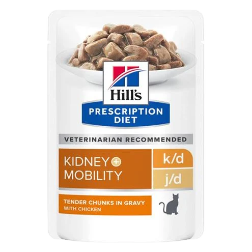 HILLS Diet Feline k/d + Mobility KAPSIČKA  12x85 g