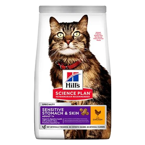HILLS SP Fe Adult Sensitive Stomach & Skin Chicken 1,5 kg