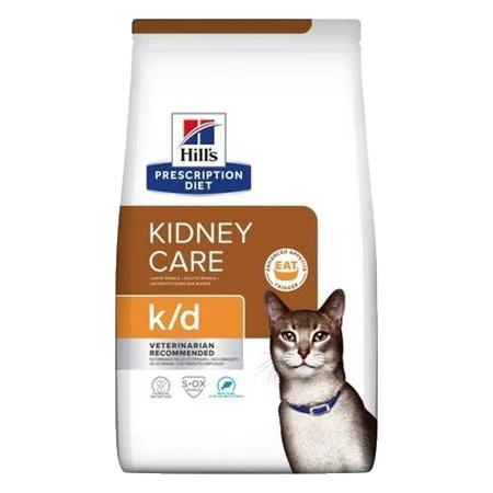 HILLS Diet Feline k/d tuniak Dry 1,5 kg