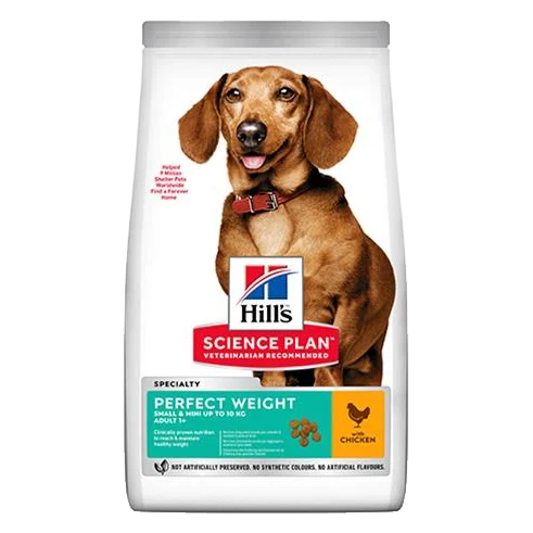 HILLS SP Ca Adult Perfect Weight Small & Mini Chicken 1,5 kg