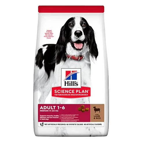 HILLS SP Ca Adult Medium Lamb & Rice 2,5 kg