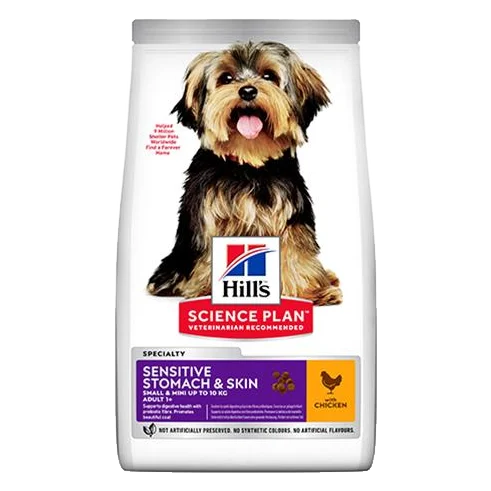 HILLS SP Ca Adult Small & Mini Chicken Sensitive Stomach & Skin 6 kg