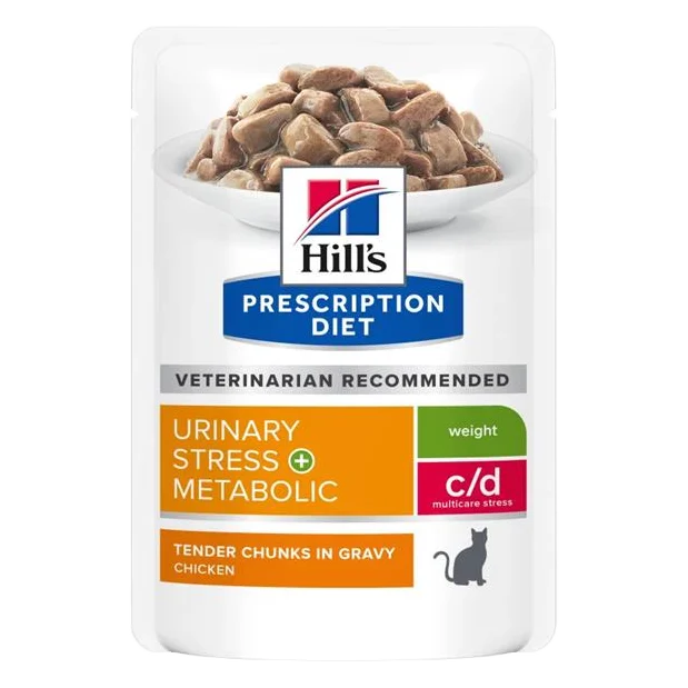 HILLS PD Fe c/d Adult URINARY STRESS+METABOLIC Kapsička 1 bal/12 x 85 g