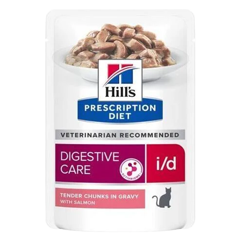 HILLS Diet Feline i/d KAPSIČKA Salmon NEW 12x85 g