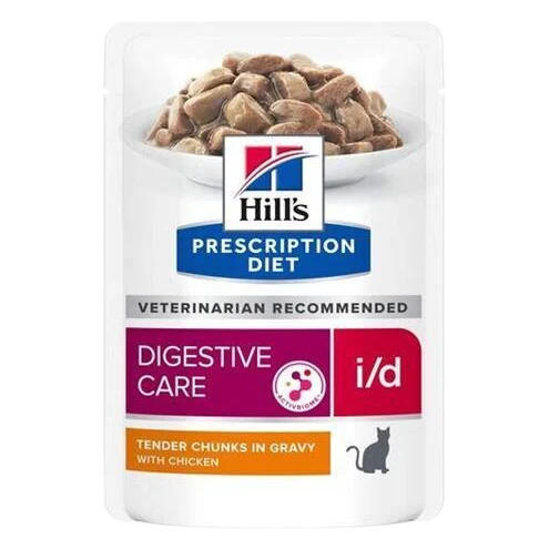 HILLS Diet Feline i/d KAPSIČKA Chicken NEW 12x85 g