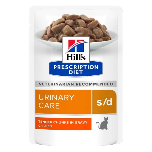 HILLS PD Fe Adult s/d URINARY CARE Chicken Kapsička 12 x 85 g