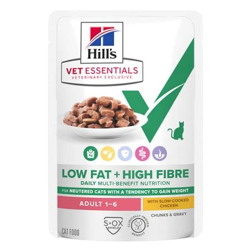 HILLS VE Feline Multi benefit Adult Weight Chicken kapsička 12 x 85 g