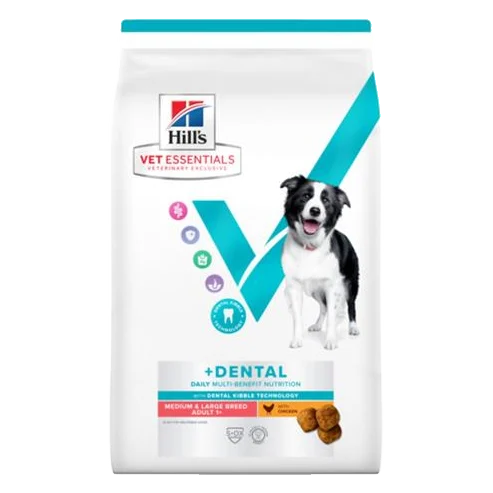 HILLS VE Canine Multi benefit Adult Dental Medium & Large Chicken 2 kg