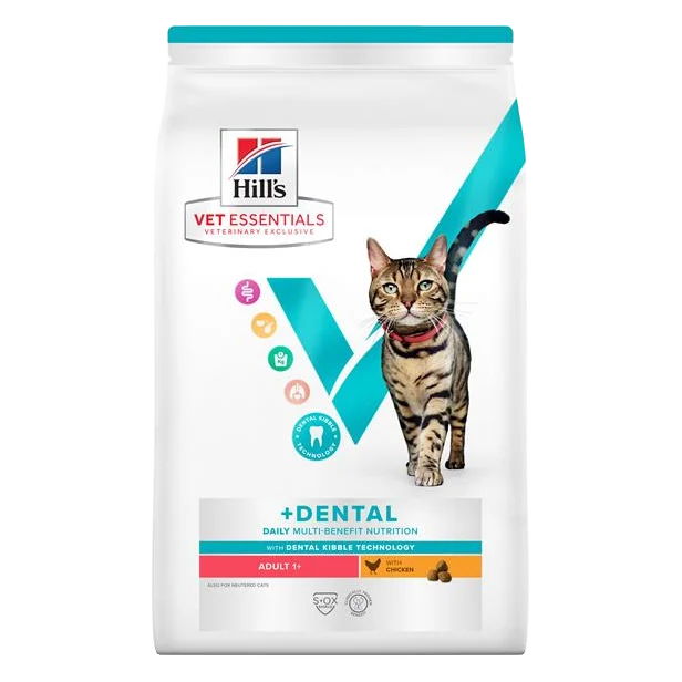 HILLS VE Feline Multi Benefit Adult Dental chicken 1,5 kg