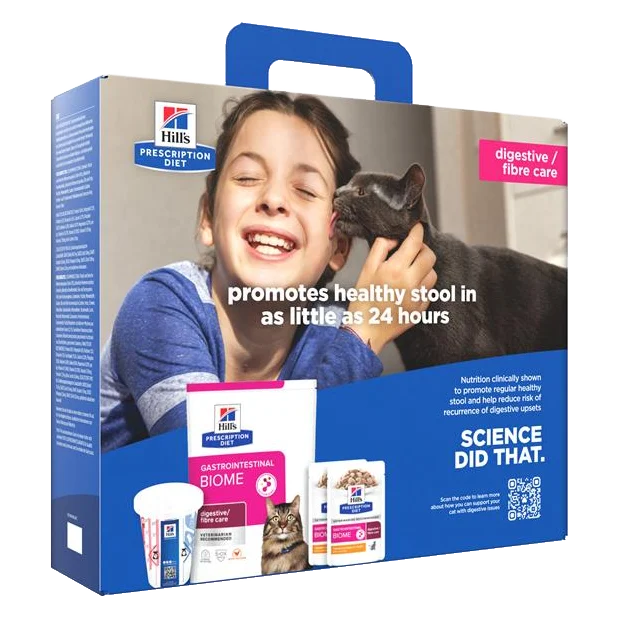 HILLS PD Fe i/d GASTROINTESTINAL BIOME Starter Kit 300 g + 2 x 85 g