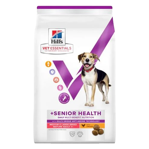HILLS VE Canine Multi benefit Senior health Medium/ Maxi  Chicken 10 kg
