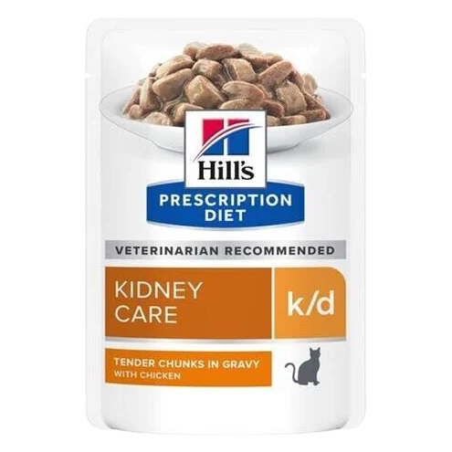 HILLS Diet Feline k/d KAPSIČKA Chicken NEW 12x85 g