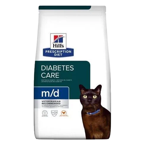 HILLS Diet Feline m/d Dry NEW 1,5 kg
