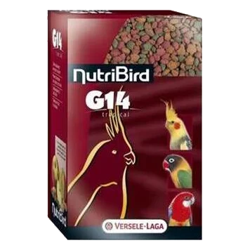 VL NutriBird G14 Tropical- extrudy pre stredne veľké papagáje s tropickým ovocím  na denné kŕmenie 10 kg