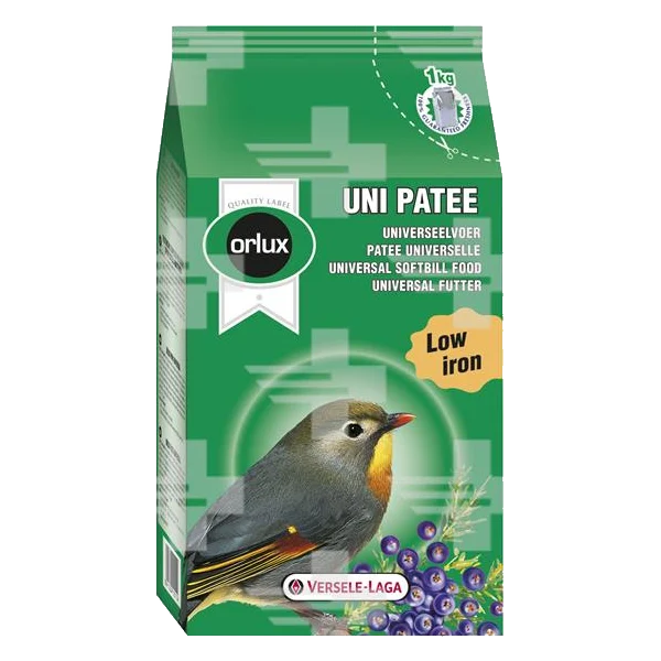 VL Orlux Uni Patee Premium Universal Softbillfood-kompl. zmes s medom pre malé druhy ovocno a hmyzožravých vtákov 1 kg
