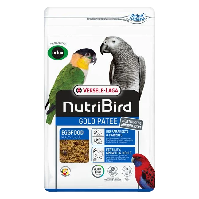 VL Orlux NutriBird Gold Patee Parakeets & Small Parrots 1kg