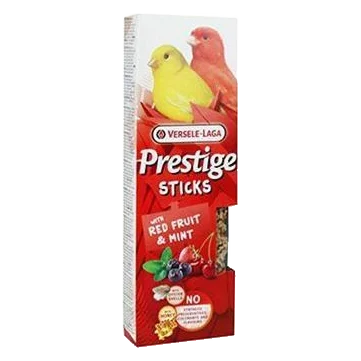 Pamlsok VL Prestige Sticks Canaries with Red Fruist & Mint 2 ks- tyčinka pre kanáriky s červeným ovocím a mätou 60 g
