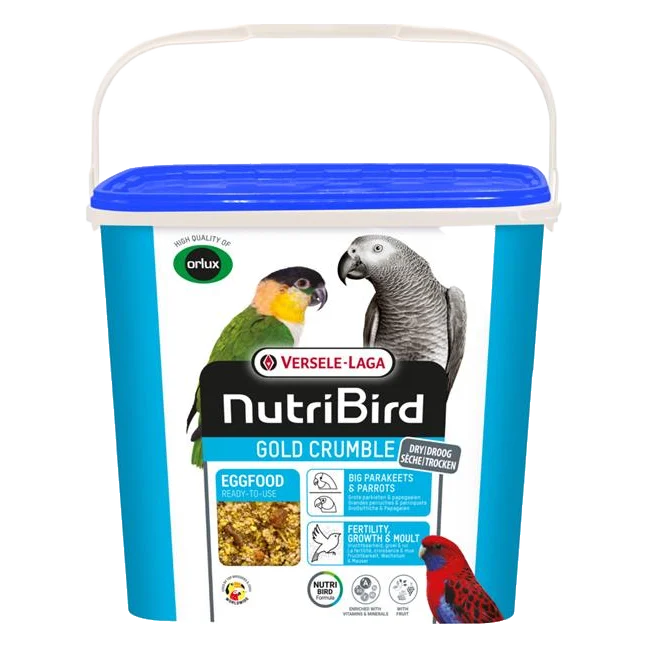 VL NutriBird Gold Crumble Big Parakeets & Parrots 4 kg