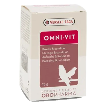 VL Oropharma Omni Vit- prášok pre kondíciu na výstavy, súťaže a pred vábením 25 g