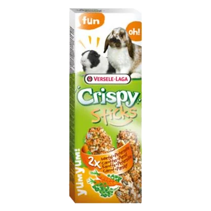 Pamlsok VL Crispy Sticks Rabbits-Guinea Pigs Carrot & Parsley- s mrkvou a petržlenom pre morča/králik 2ks 110 g