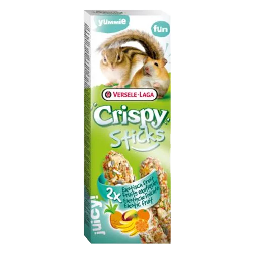 Pamlsok VL Crispy Sticks Hamsters-Squirrels Exotic Fruit- exotické ovocie, škrečok/veverička 2ks 110 g