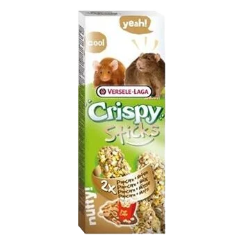 Pamlsok VL Crispy Sticks Rats-Mice Popcorn & Nuts- kukurica a oriešky, potkan/myš 2 ks 110 g