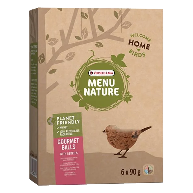 VL Guľa lojová Gourmet, s bobuľovým ovocím 6x90 g, bez sieťky