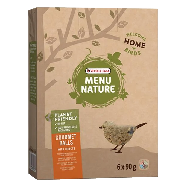 VL Guľa lojová Gourmet, s hmyzom 6x90 g, bez sieťky