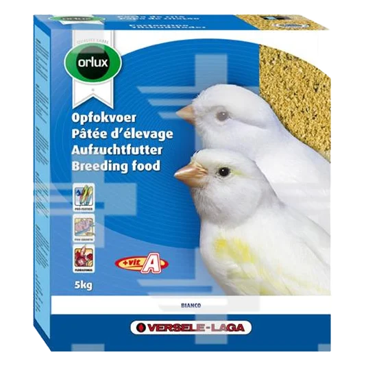 VL Orlux Eggfood Dry Breeding Food Bianco- suché bezvaječné krmivo pre biele kanáre a vtáky proti žltému nádychu 5 kg