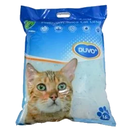Podstielka DUVO+ pre mačky Premium silikátová 16 L