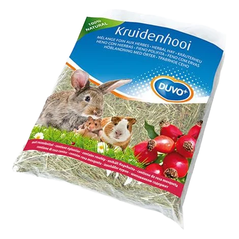 Seno DUVO+ bylinkové so šípkami pre králiky a hlodavce 500 g