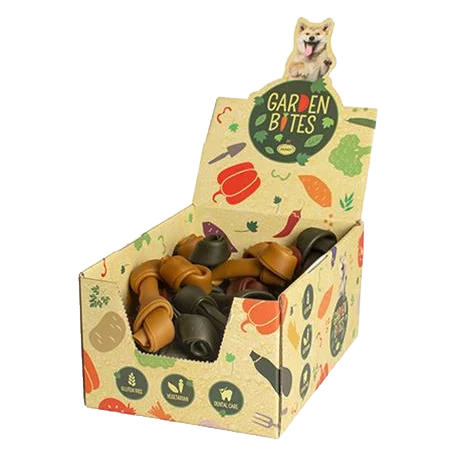 Pamlsok DUVO+ GARDEN BITES VEGAN BONES S 11 cm, bal. 45x42 g
