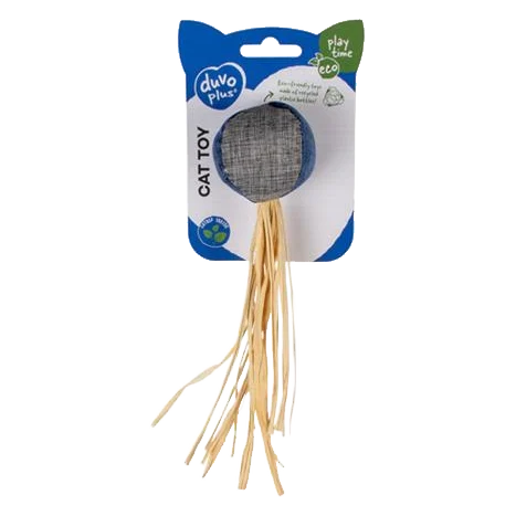 Hračka DUVO+ Eco navy lopta s catnipom pre mačku, 4,5x4,5x20 cm