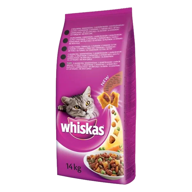 Mars WHISKAS Adult cat s hovädzím mäsom 14 kg
