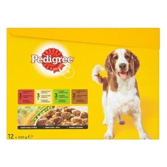 Mars PEDIGREE kapsička dog ADULT MP HD+kura+zel.& HD+ zel.& morka+mrkva 12x100 g