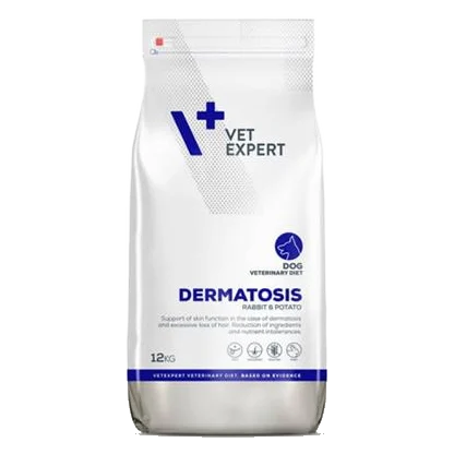 VetExpert VD dog 4T Dermatosis Rabbit & Potato 12 kg