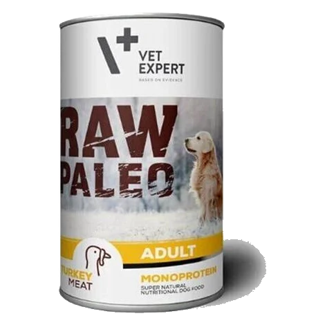 VetExpert Raw Paleo adult turkey konzerva 800 g