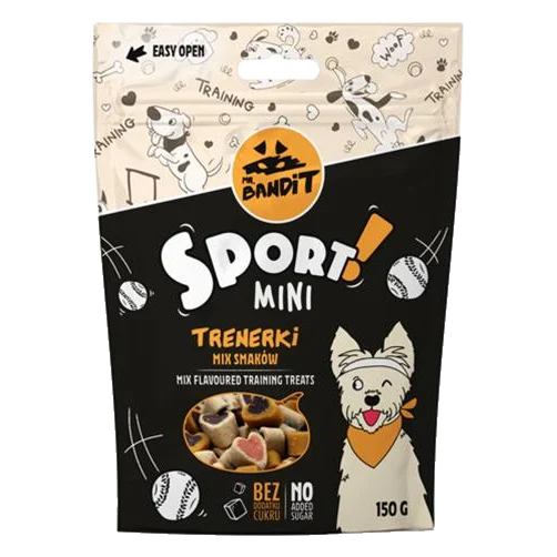 Pamlsok Mr. Bandit sport mini mix flavour training treats 150g