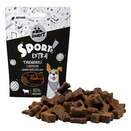 Pamlsok Mr. Bandit sport extra with lamb training treats 150g
