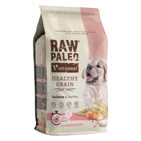VetExpert Raw Paleo puppy Healthy Grain Salmon & Barley 2 kg