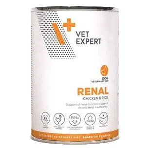 VetExpert VD dog Renal Chicken&Rice konzerva 400 g