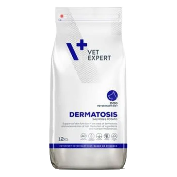 VetExpert VD dog 4T Dermatosis Salmon & Potato 12 kg