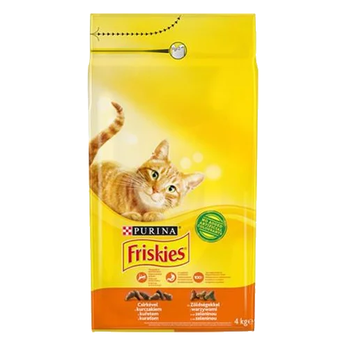 Nestlé Friskies cat s kuraťom a zeleninou 10 kg